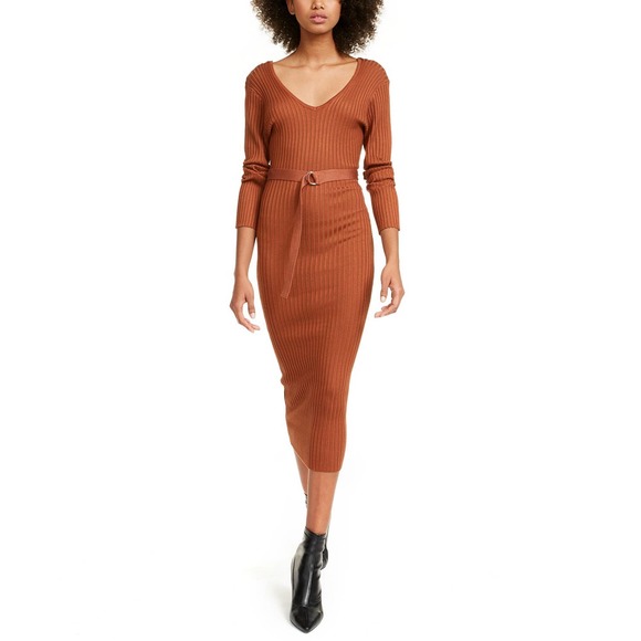 Almost Famous Dresses & Skirts - Almost Famous Brown Crave Fame Juniors' Dress